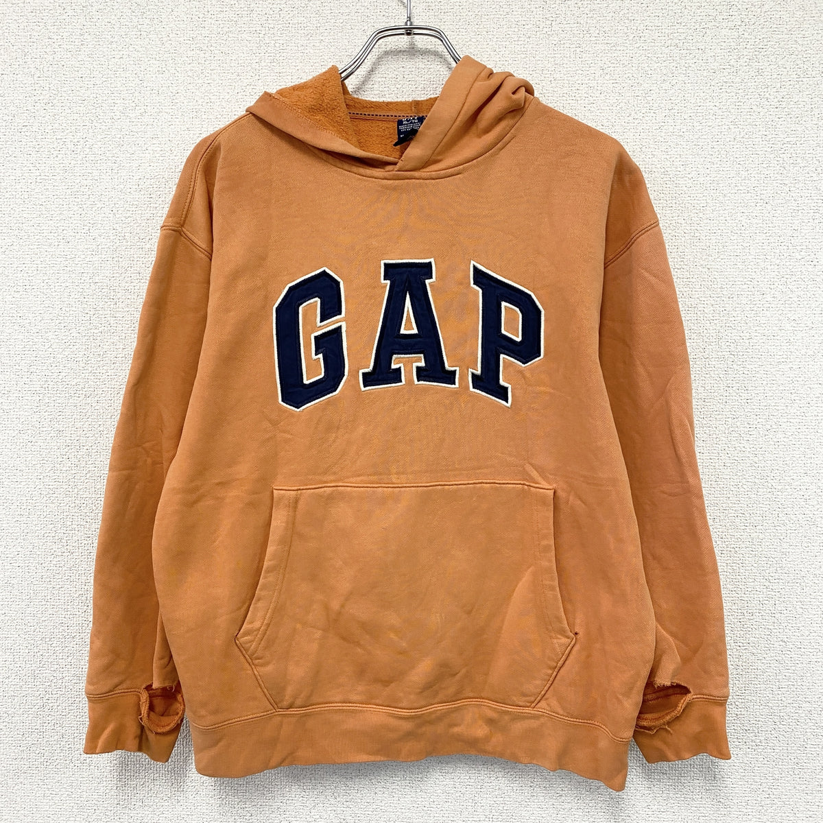 GAP　ギャップ　スウェットパーカー/フーディー　オレンジ　Lサイズ　古着