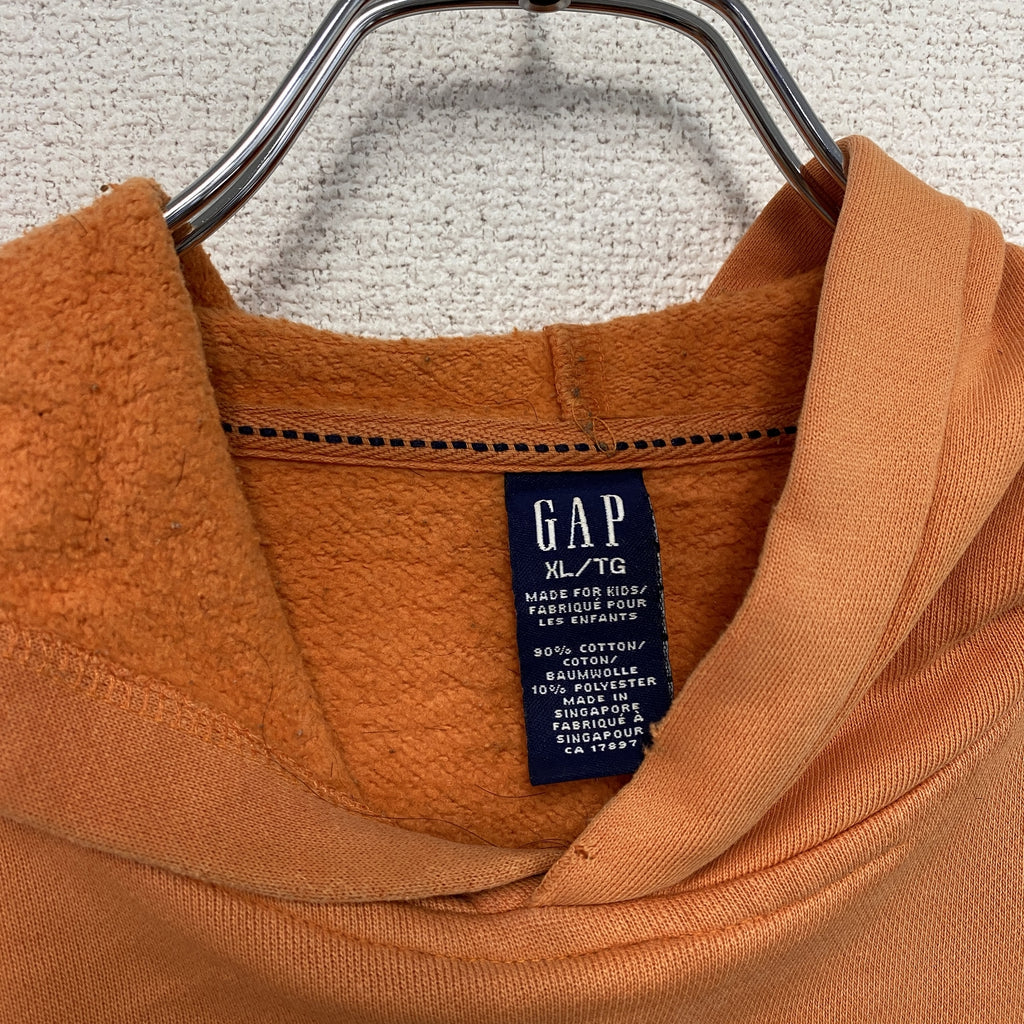 GAP　ギャップ　スウェットパーカー/フーディー　オレンジ　Lサイズ　古着