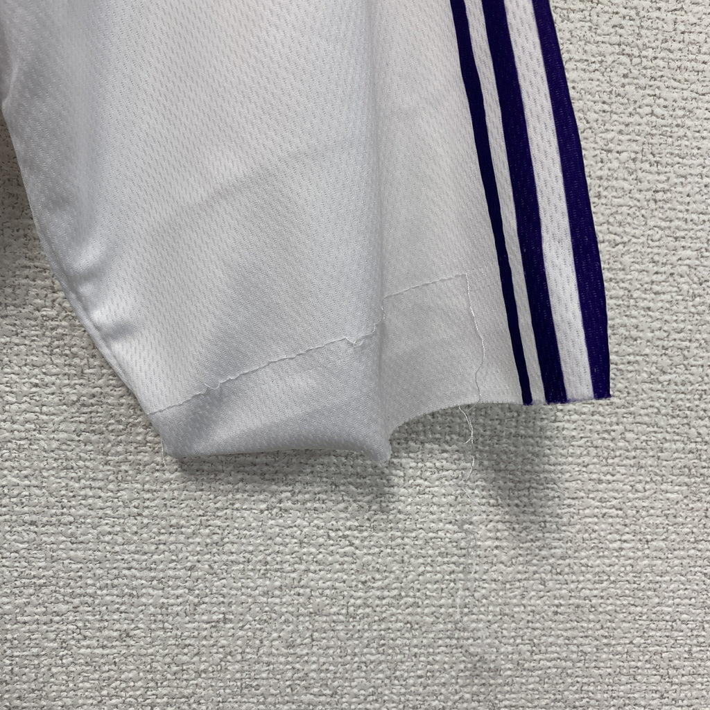 adidas　アディダス　ファンニステルローイ　レアルマドリード　ユニフォーム　ゲームシャツ　白　ホワイト　Sサイズ　古着