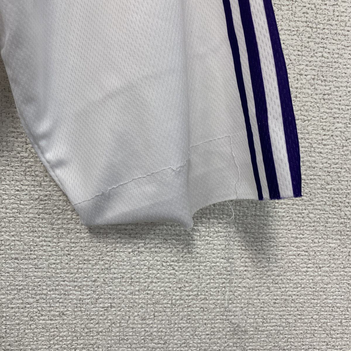 adidas　アディダス　ファンニステルローイ　レアルマドリード　ユニフォーム　ゲームシャツ　白　ホワイト　Sサイズ　古着