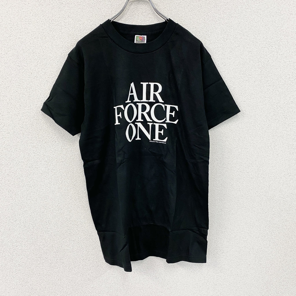 FRUIT OF THE LOOM　フルーツオブザルーム　半袖プリントTシャツ　シングルステッチ　ヴィンテージ　黒　ブラック　Mサイズ カットソー メンズ コットン 古着