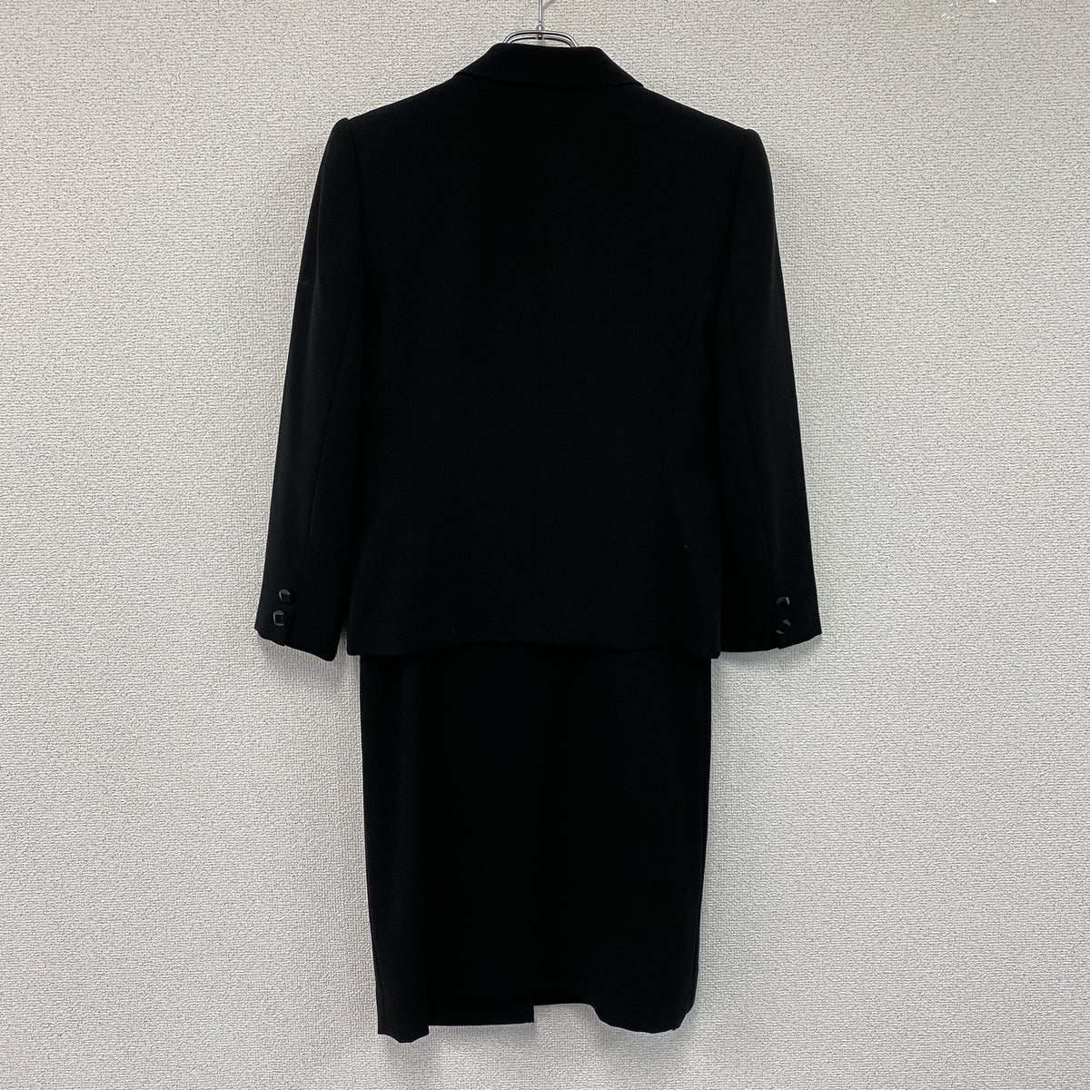 SOIR BENIR　ソワールベニール　冠婚葬祭セットアップ/喪服　ワンピース　黒　ブラック　9サイズ　古着