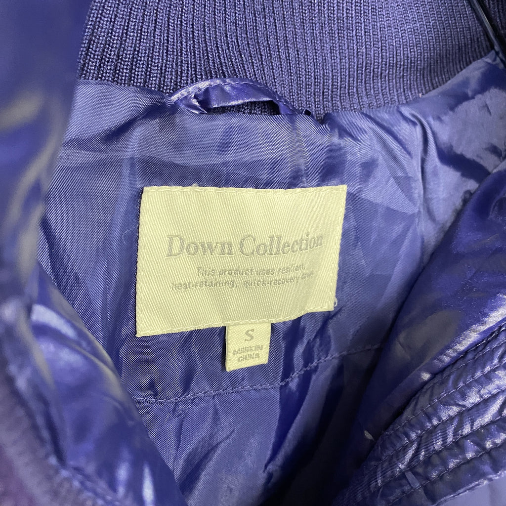Down Collection　ダウンコレクション　UNIQLO　ユニクロ　ダウンジャケット　フーディー　紫　パープル　Sサイズ　古着