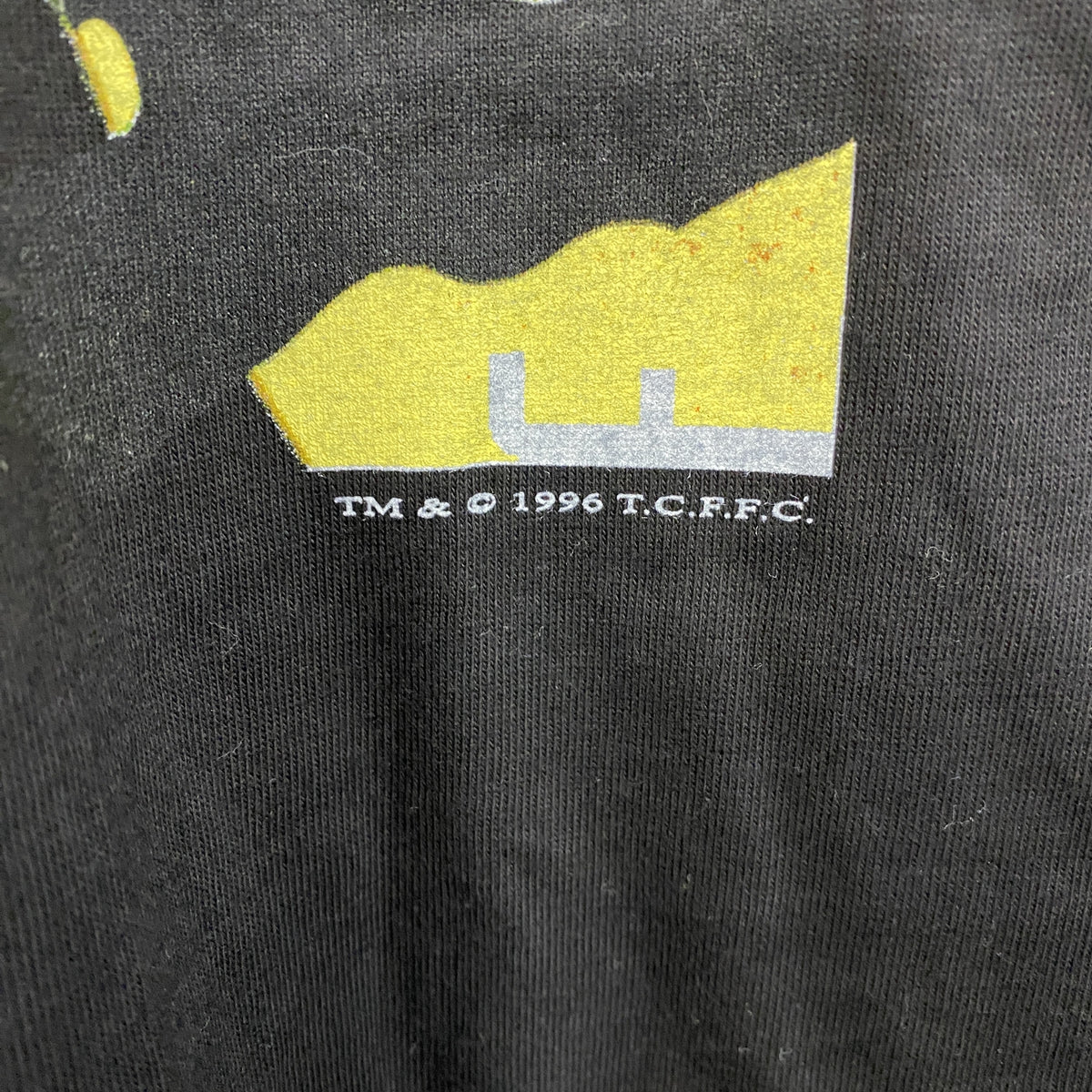 Tour champ　ツアーチャンプ　半袖プリントTシャツ　黒　ブラック　Lサイズ カットソー メンズ コットン 古着