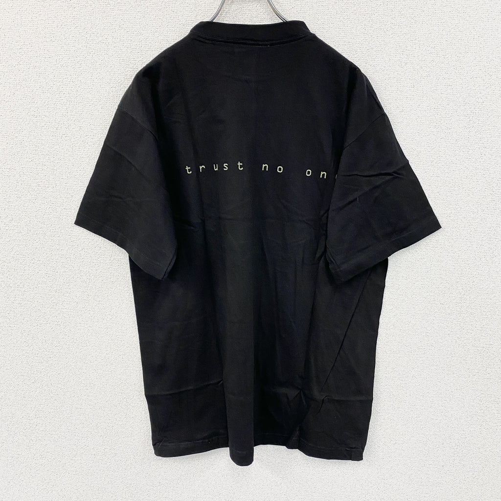 Tour champ　ツアーチャンプ　半袖プリントTシャツ　黒　ブラック　Lサイズ カットソー メンズ コットン 古着