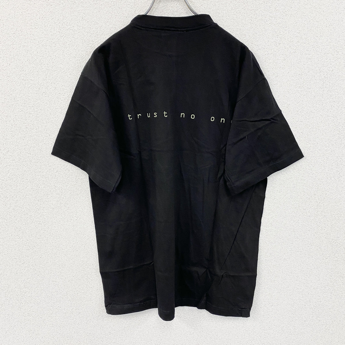 Tour champ　ツアーチャンプ　半袖プリントTシャツ　黒　ブラック　Lサイズ カットソー メンズ コットン 古着
