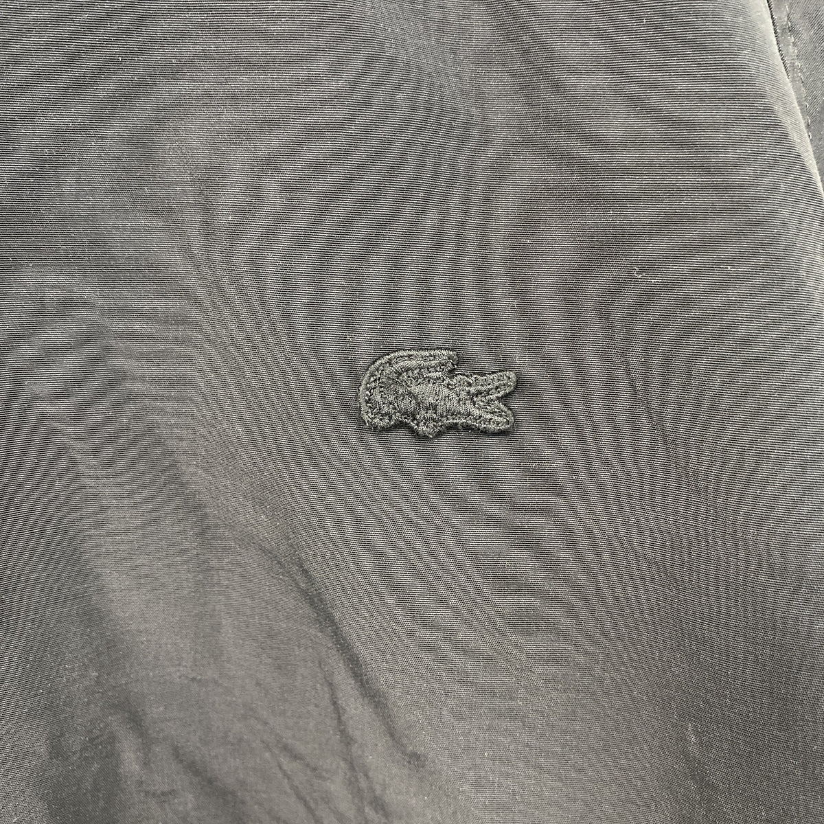 LACOSTE　ラコステ　ブルゾン/スイングトップ　黒　ブラック　XSサイズ　古着