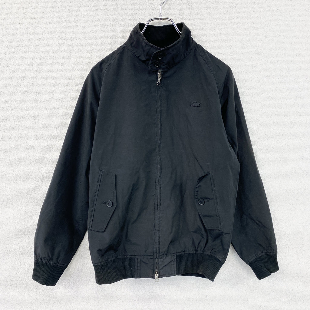 LACOSTE　ラコステ　ブルゾン/スイングトップ　黒　ブラック　XSサイズ　古着
