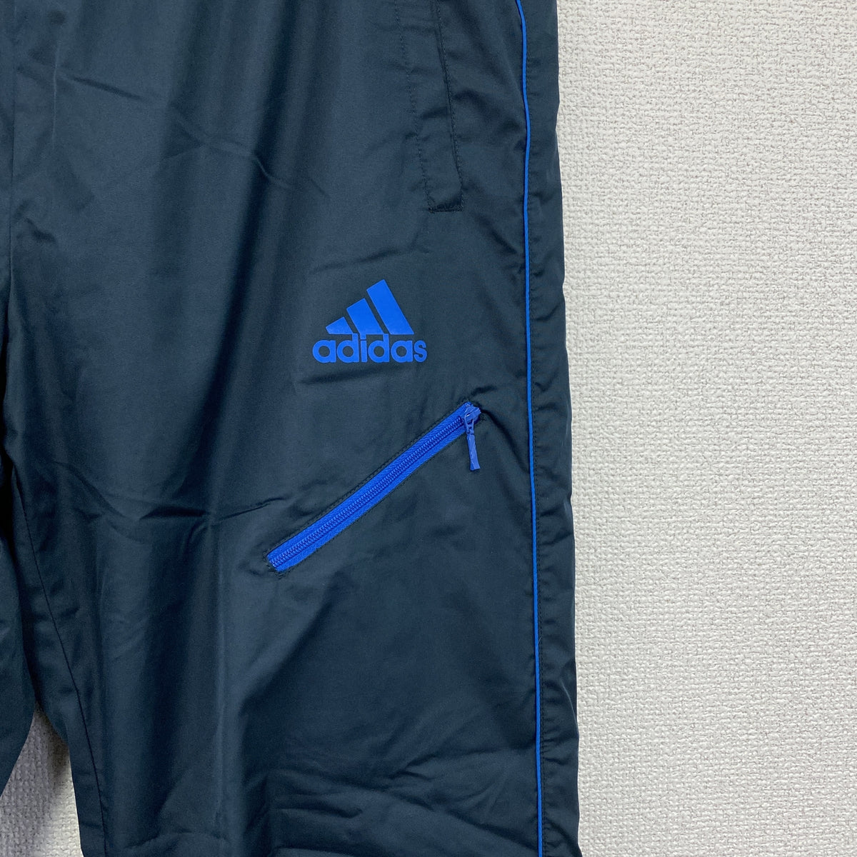 adidas　アディダス　ウィンドブレーカーパンツ　紺　ネイビー　Lサイズ　古着