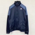 adidas　アディダス　トラックジャケット/ジャージ　紺　ネイビー　Mサイズ　古着