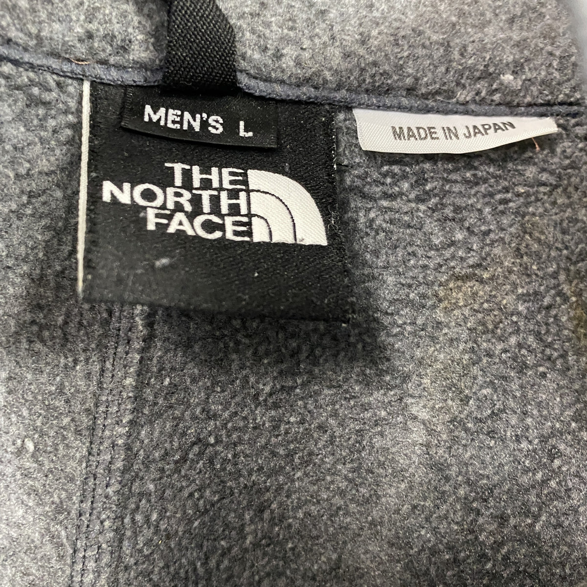 THE NORTH FACE　ザ・ノースフェイス　フルジップフリースジャケット　グレー　Lサイズ　古着