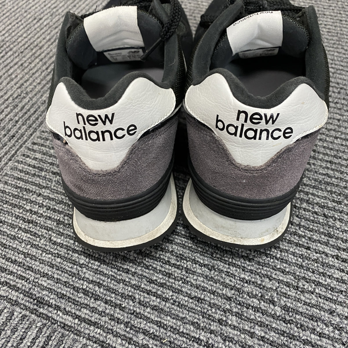 New Balance　ニューバランス　U574KN2　スニーカー　黒　ブラック　25㎝　古着