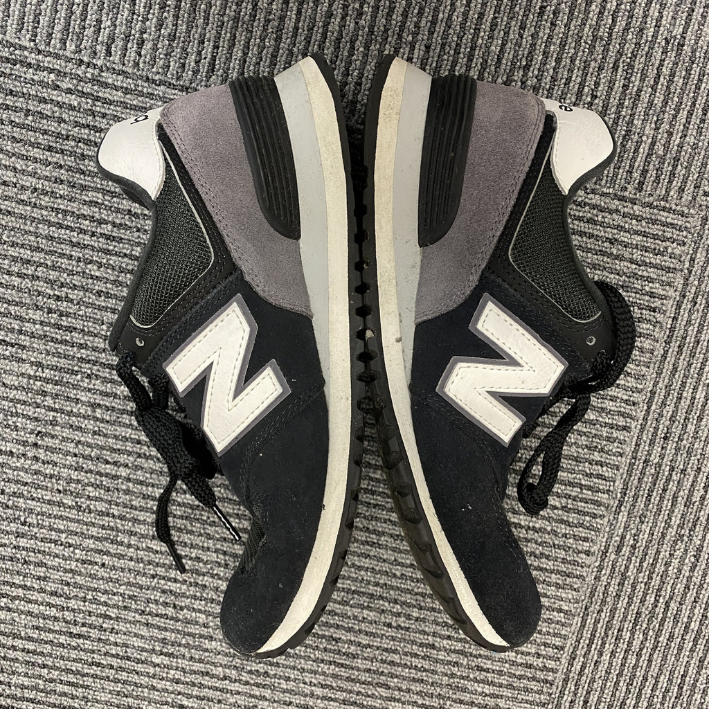 New Balance　ニューバランス　U574KN2　スニーカー　黒　ブラック　25㎝　古着