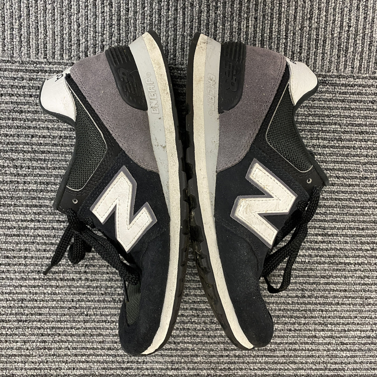 New Balance　ニューバランス　U574KN2　スニーカー　黒　ブラック　25㎝　古着