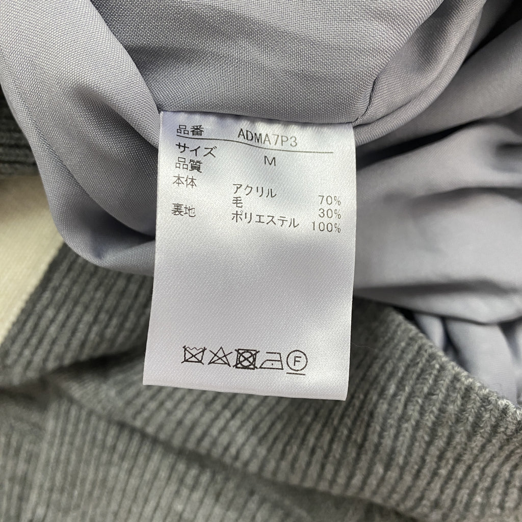 Admiral　アドミラル　GOLF　ハーフジップニットセーター　グレー　Mサイズ　古着
