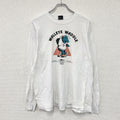 SCREEN STARS　スクリーンスターズ　長袖プリントTシャツ/ロンT　ヴィンテージ　白　ホワイト　XLサイズ　古着