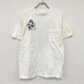 Hanes　ヘインズ　半袖プリントTシャツ　シングルステッチ　ヴィンテージ　白　ホワイト　Lサイズ カットソー メンズ コットン 古着