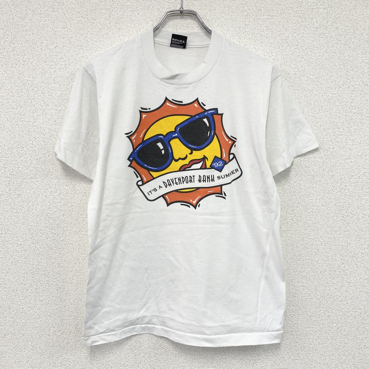 SCREEN STARS　スクリーンスターズ　半袖プリントTシャツ　シングルステッチ　ヴィンテージ　白　ホワイト　Mサイズ　古着