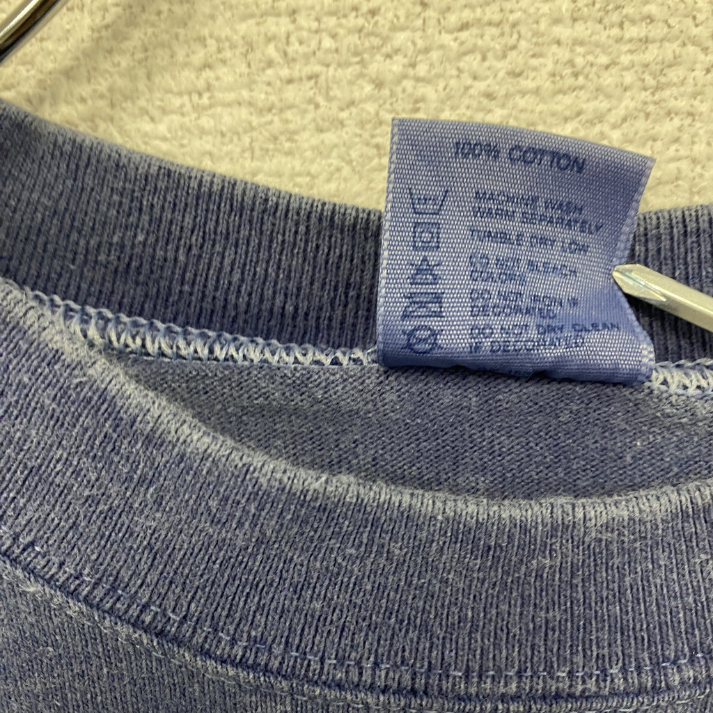 DELTA　デルタ　半袖Tシャツ　シングルステッチ　ヴィンテージ 　紺　ネイビー　XLサイズ　古着