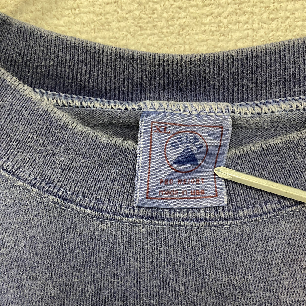 DELTA　デルタ　半袖Tシャツ　シングルステッチ　ヴィンテージ 　紺　ネイビー　XLサイズ　古着