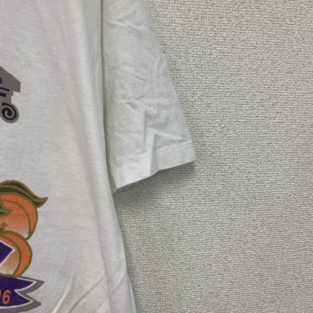 Hanes　ヘインズ　アトランタオリンピック　半袖プリントTシャツ　シングルステッチ　ヴィンテージ　白　ホワイト　XLサイズ　古着