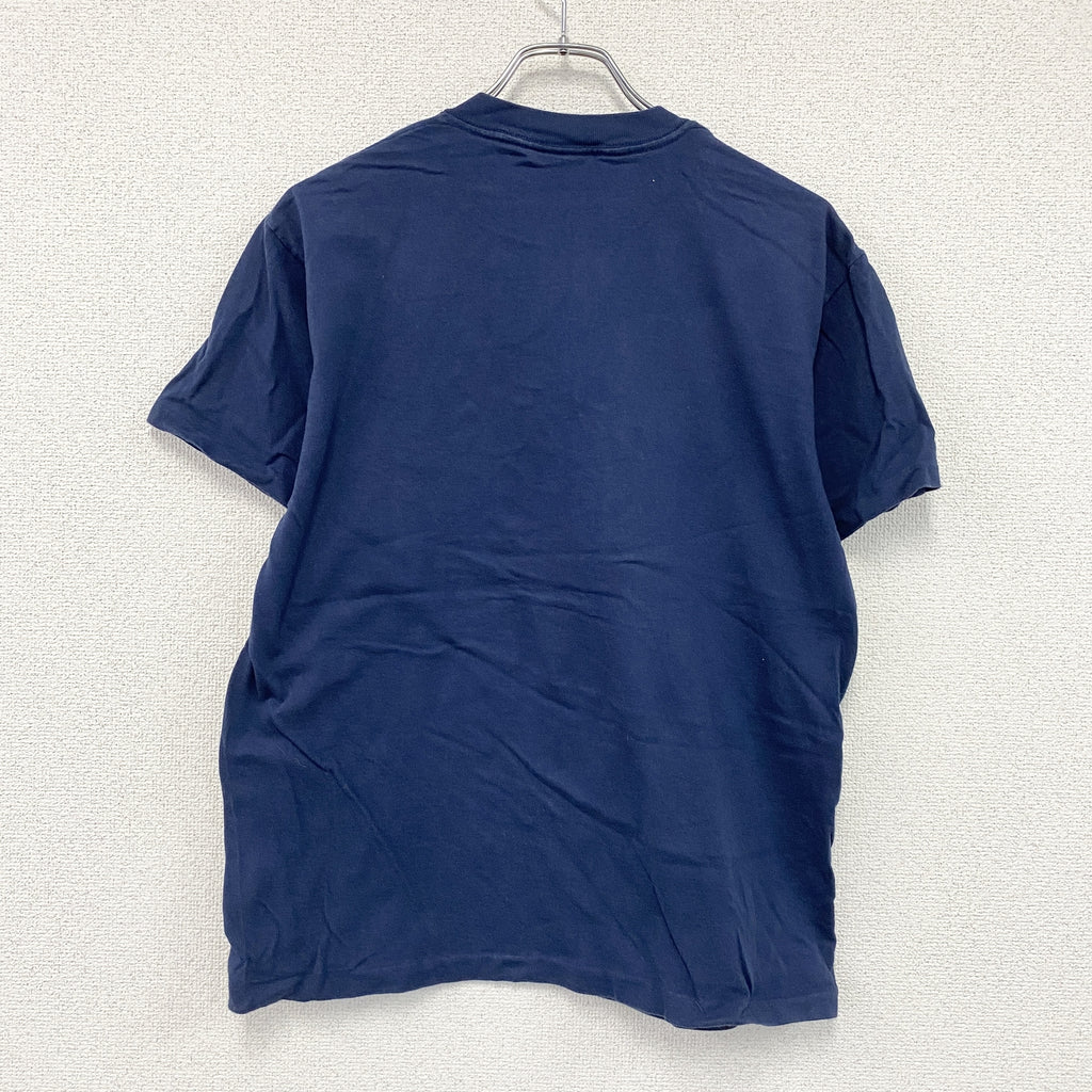 ONEITA　オニータ　半袖プリントTシャツ　シングルステッチ　ヴィンテージ 　紺　ネイビー　Mサイズ　古着