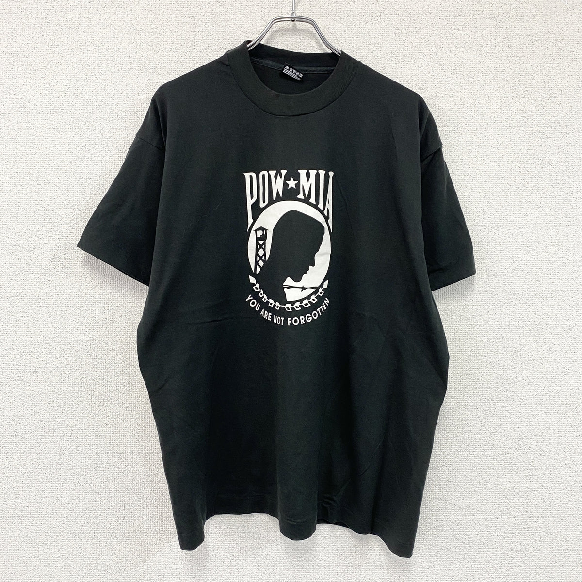 FRUIT OF THE LOOM　フルーツオブザルーム　半袖プリントTシャツ　シングルステッチ　ヴィンテージ 　黒　ブラック　XLサイズ　古着