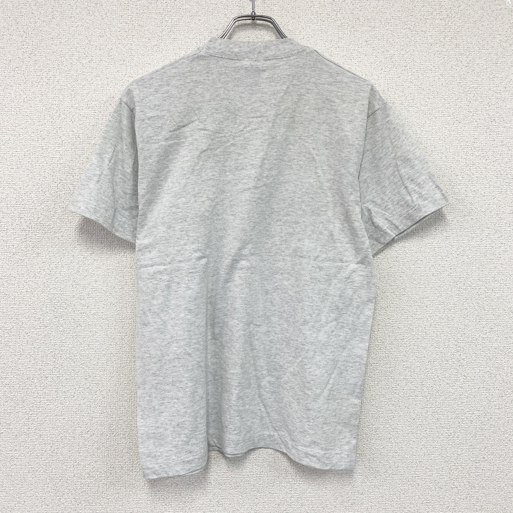 FRUIT OF THE LOOM　フルーツオブザルーム　半袖プリントTシャツ　シングルステッチ　ヴィンテージ　グレー　Mサイズ　古着