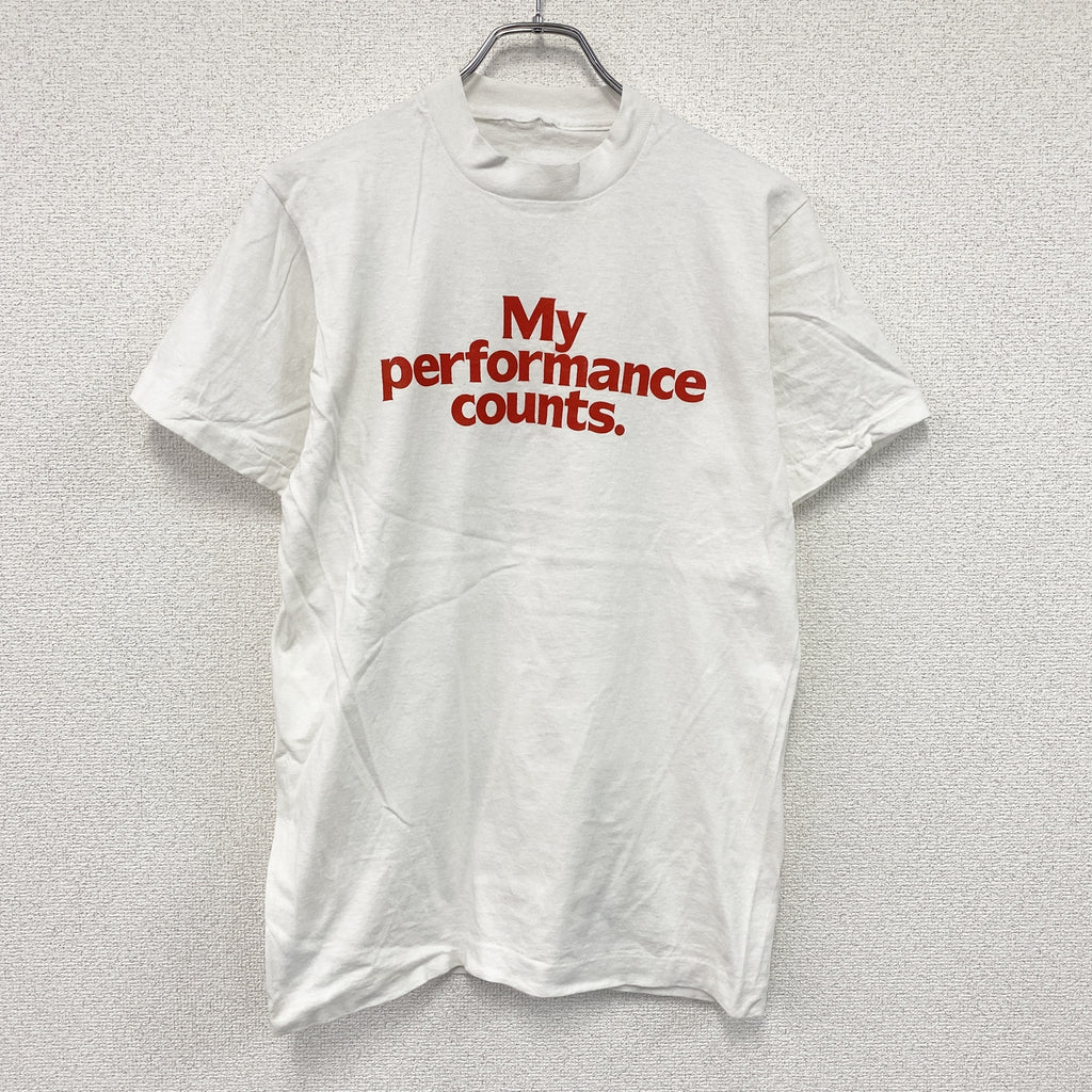 半袖プリントTシャツ　シングルステッチ　ヴィンテージ　白　ホワイト　古着