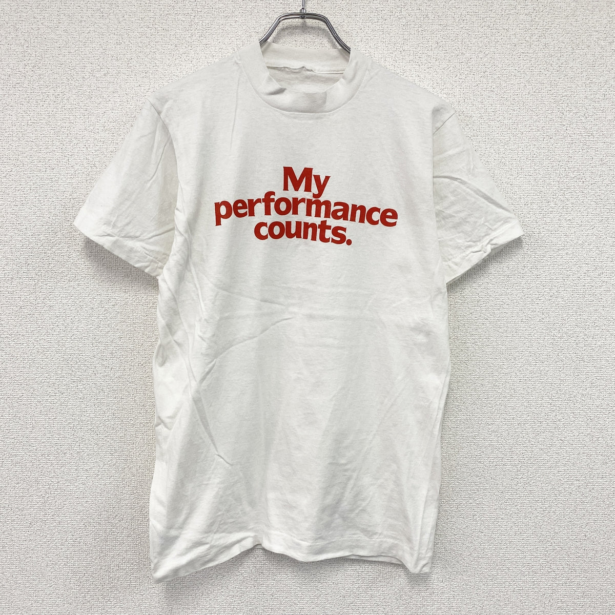 半袖プリントTシャツ　シングルステッチ　ヴィンテージ　白　ホワイト　古着