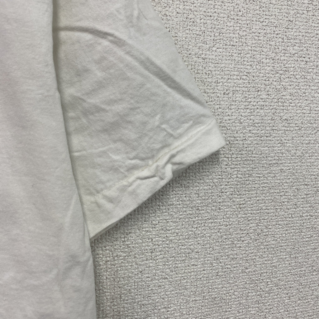 半袖プリントTシャツ　シングルステッチ　ヴィンテージ　白　ホワイト　古着