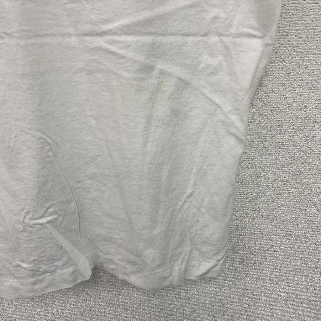 半袖プリントTシャツ　シングルステッチ　ヴィンテージ　白　ホワイト　古着