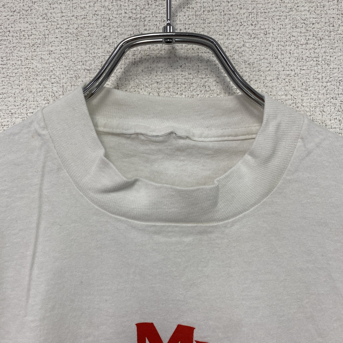 半袖プリントTシャツ　シングルステッチ　ヴィンテージ　白　ホワイト　古着