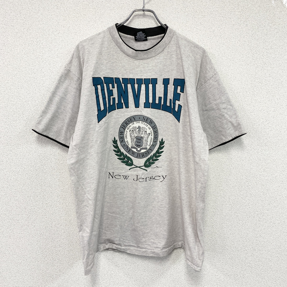 SIGNAL SPORTS　半袖プリントTシャツ　シングルステッチ　ヴィンテージ 　グレー　XLサイズ　古着