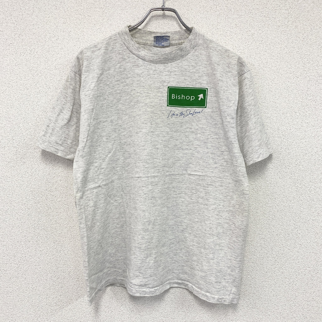 All Sport　半袖プリントTシャツ　シングルステッチ　ヴィンテージ　グレー　Lサイズ　古着