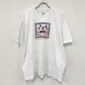 Hanes　ヘインズ　半袖プリントTシャツ　シングルステッチ　ヴィンテージ　白　ホワイト　XLサイズ カットソー メンズ コットン 古着