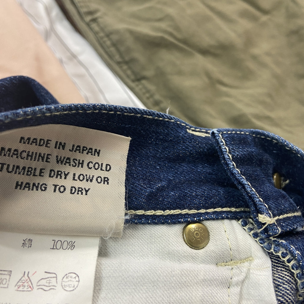 GONZO　ゴンゾー　デニムパンツ/ジーンズ　ジップフライ　インディゴ　Lサイズ　古着