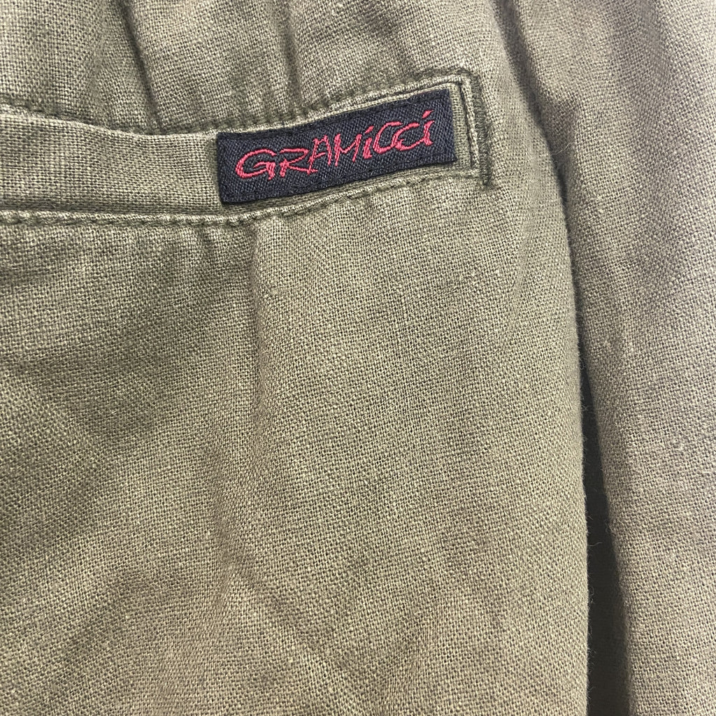 GRAMICCI　グラミチ　ワイドパンツ　カーキ　Mサイズ　古着