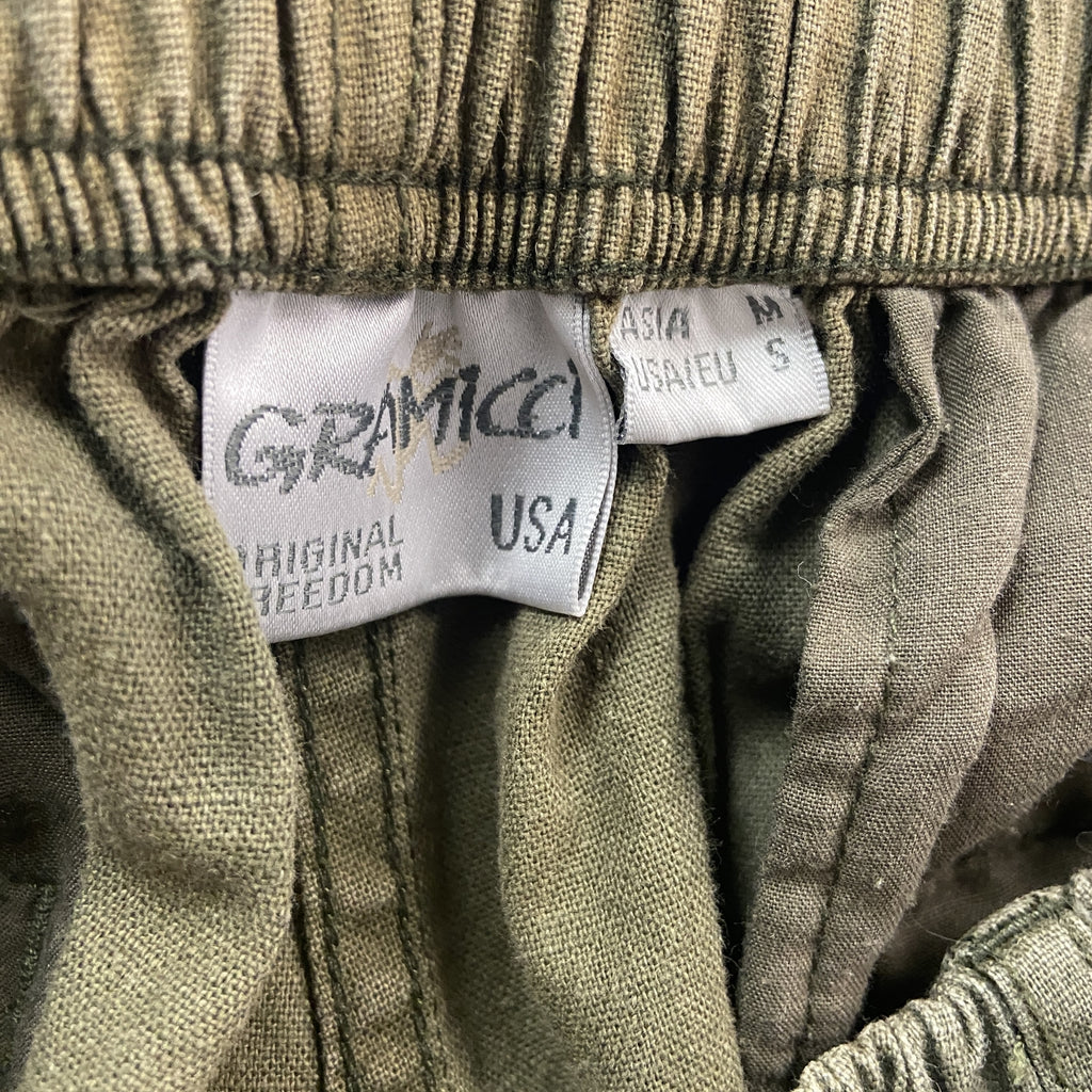 GRAMICCI　グラミチ　ワイドパンツ　カーキ　Mサイズ　古着
