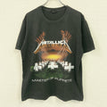 RED ROCK OF THE T-SHIRTS　半袖バンドプリントTシャツ　METALLICA　メタリカ　メタル・マスター　アルバムジャケット　黒　ブラック　Lサイズ　古着