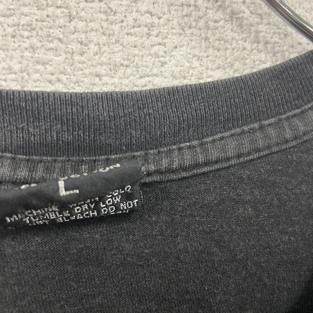 RED ROCK OF THE T-SHIRTS　半袖バンドプリントTシャツ　METALLICA　メタリカ　メタル・マスター　アルバムジャケット　黒　ブラック　Lサイズ　古着