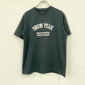 snow peak　スノーピーク　BEAUTY&YOUTH UNITED ARROWS　ビューティ&ユースユナイテッドアローズ　半袖プリントTシャツ　黒　ブラック　古着