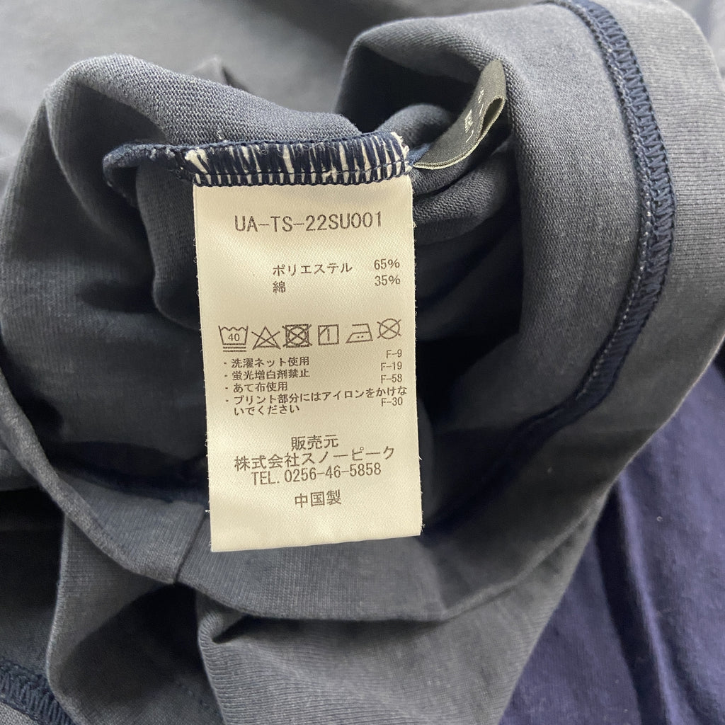 snow peak　スノーピーク　BEAUTY&YOUTH UNITED ARROWS　ビューティ&ユースユナイテッドアローズ　半袖プリントTシャツ　黒　ブラック　古着