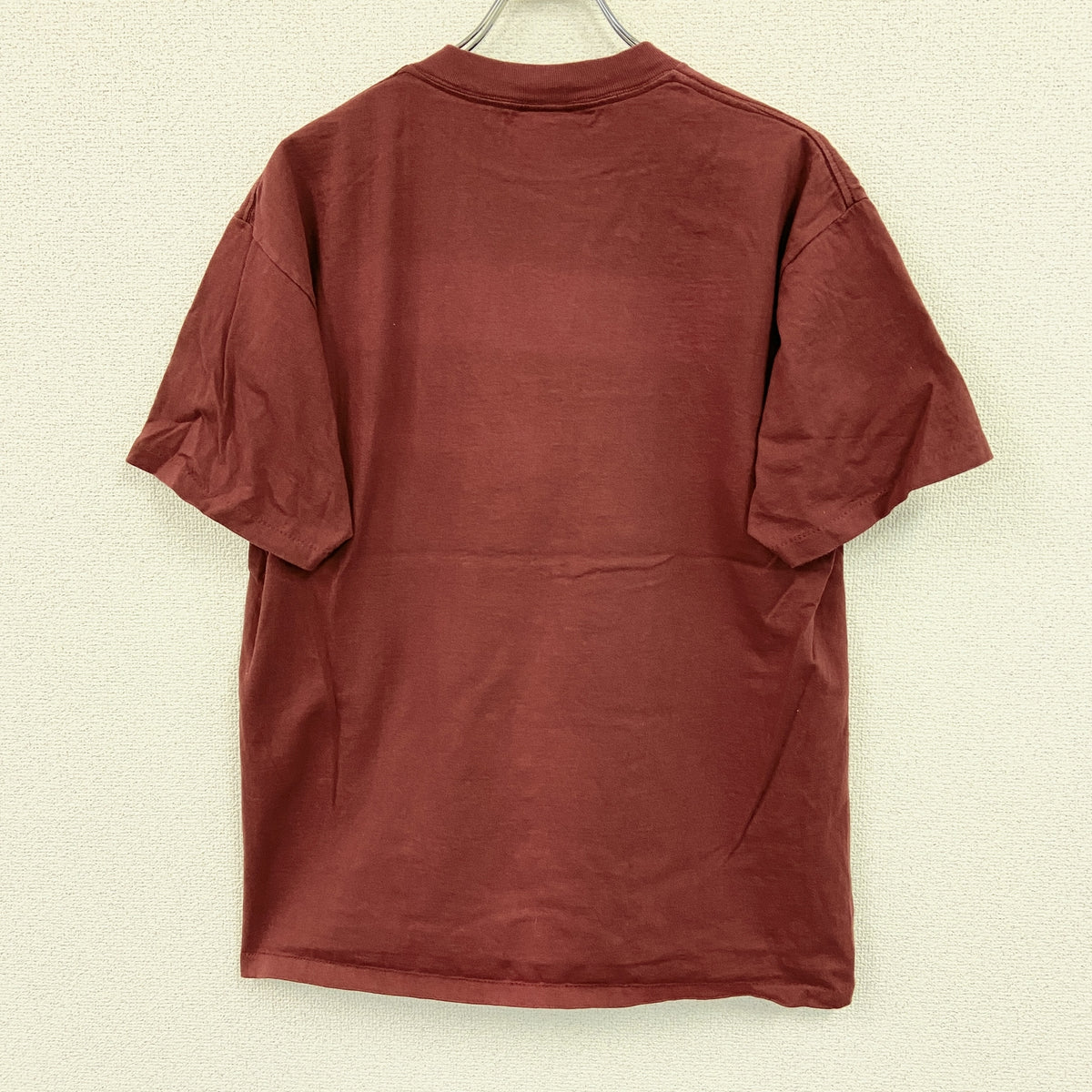 ONEITA　オニータ　半袖プリントTシャツ　シングルステッチ　ヴィンテージ 　ボルドー　Lサイズ　古着