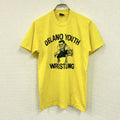 SCREEN STARS　スクリーンスターズ　半袖プリントTシャツ　シングルステッチ　ヴィンテージ　黄色　イエロー　Mサイズ　古着
