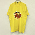 FRUIT OF THE LOOM　フルーツオブザルーム　半袖プリントTシャツ　シングルステッチ　ヴィンテージ　黄色　イエロー　XXLサイズ　古着