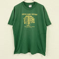 Hanes　ヘインズ　半袖プリントTシャツ　シングルステッチ　ヴィンテージ　緑　グリーン　Lサイズ　古着