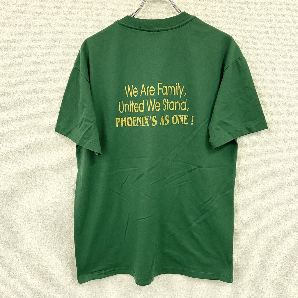 Hanes　ヘインズ　半袖プリントTシャツ　シングルステッチ　ヴィンテージ　緑　グリーン　Lサイズ　古着