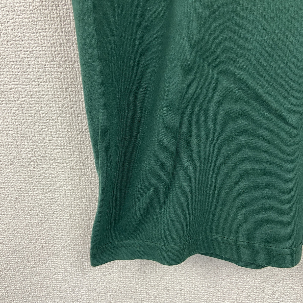 Hanes　ヘインズ　半袖プリントTシャツ　シングルステッチ　ヴィンテージ　緑　グリーン　Lサイズ　古着