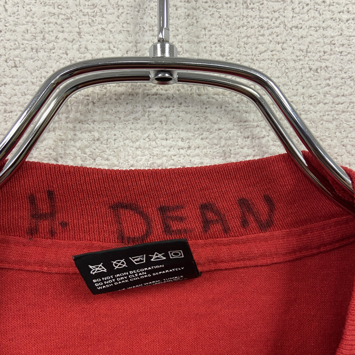 FRUIT OF THE LOOM　フルーツオブザルーム　半袖プリントTシャツ　シングルステッチ　ヴィンテージ　赤　レッド　Lサイズ　古着